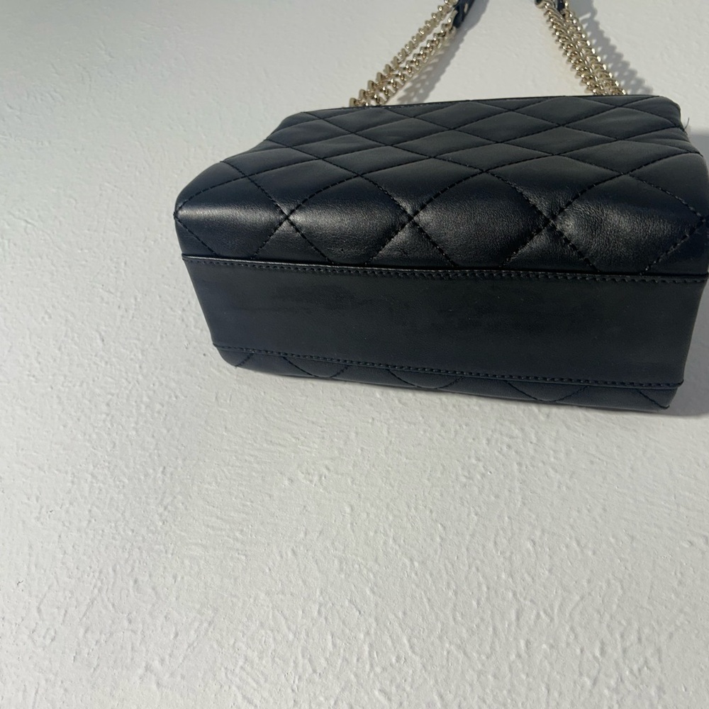 Kate Spade Black and Gold Quilted Shoulder Bag - Picture 4 of 5